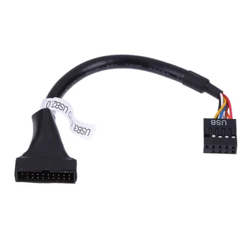 1/2/5 kom./compl. USB 3.0 20-pinski Konektor za USB 2.0 9-pinski Konektor Matične Ploče USB Kabel Adapter je Pretvarač za CD-rom-a /pogona ploča
