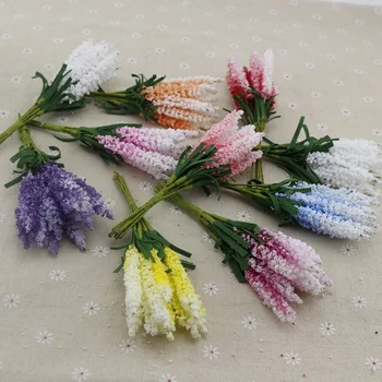 10 kom. kupelj od lavande pjena Umjetno cvijeće za vjenčanje dekoracije Buket Ručno DIY Vijenac Dar Scrapbooking Lažni cvijet