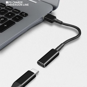 100 W Kabel za brzo Punjenje Kabel USB Tip C Ženski do 5.5x2.5 7.9x5.5 4.5x3.0 7.4x5.0 mm Utikač za napajanje Pretvarač Adapter za Asus, Lenovo