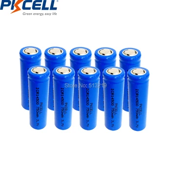 10ШТ PKCELL AA baterija 14500 3,7 U litij-ionske punjive aa baterije li-ion punjiva baterija za svjetiljku