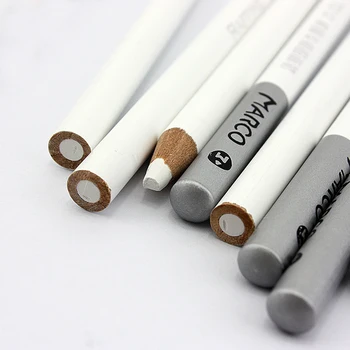 12 kom./compl. MARCO Raffine 7012 Profesionalni Crtanje Skica b & b Art Bijela olovka za Skicu Ugljen u Prahu Kistom Visok Svjetlo