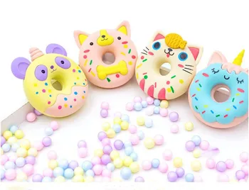 1PC Kawai Šarene Donuts Gumica Školskog Pribora Jelly Gume Bakropis za Olovke Ured (SS-923)