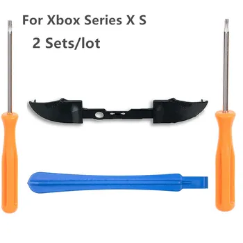 2 Kompleta Za XBox Serije S X Kontroler RB LB Gumb Branik Držač Prosječnu Granicu S Serije/X Zamjena Pribora za Gamepad Alati