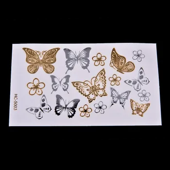 2 list 11*6 cm Leptir 3D Privremena Tetovaža Body Art Flash-Tattoo Naljepnice Vodootporan Tetovaža Home Dekor Naljepnica Na Zidu