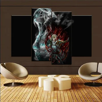 3 Kom. Annie Леонхарт Napad na Titans Anime Plakati HD Ispis Slike na platnu Dekoracije Zidnih umjetnost Home Dekor Dnevni boravak Fotografije