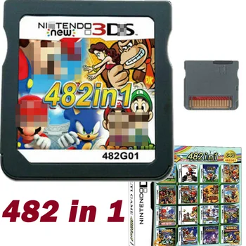 482 U 1 Reprezentacija Kartica Uložak za Video igre za Nintendos DS 3DS 2DS Super Combo Multi Cart