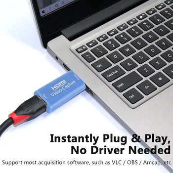 4K video capture Kartica USB2.0 HDMI-kompatibilnu Видеозахват Kutija za Pisanje za PS4 Igre DVD Kamera video Zapis sa Kamere uživo