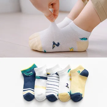 5 parova/lot Trendy baby čarape od prozračna mrežica Proljeće Ljeto Čarape za dječake Čarape za djevojčice 10 kom. Dječje čarape od 1 do 10 godina