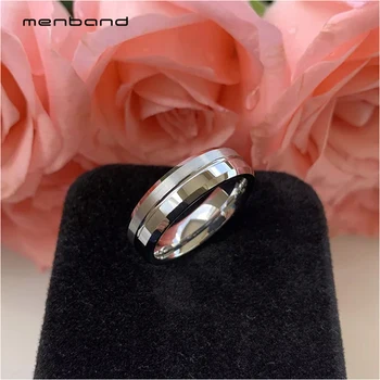 6 mm Zaručnički prsten od volfram karbida Ženske Prstenje Nakit Centar Cleated Travu Mat izgleda Ugodno slijetanje