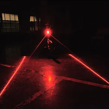 64 LED Laserski Biciklistička Fenjer MTB Bežični Daljinski Pokazivač smjera Stražnja svjetla USB Punjiva Stražnje Svjetlo za Bicikl, Upozoravajuća žaruljica Sigurnosnih