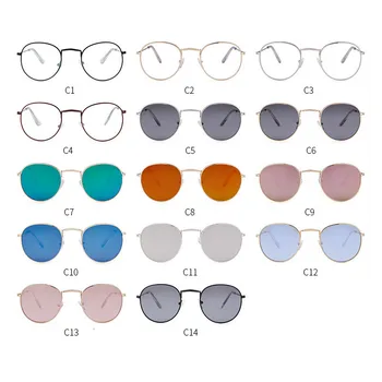 AKA VISION 2021 Male Okrugle Sunčane naočale Ženske/muške Marke Dizajnerske naočale Ženske Slr naočale od legure Ženske Vintage naočale uv400