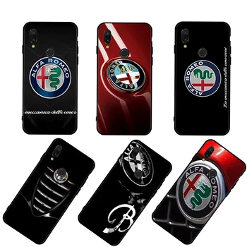 Alfa Romeo Novi torbica Silikonska Torbica za telefon Xiaomi Redmi 9 9A 9C Napomena 6 7 8 K30 Pro 9 Pro Max 9S 8T Torbica Poco X2