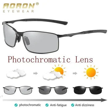 AORON Photochromic Polarizirane Sunčane Naočale Gospodo Prelazni Leće za Naočale Za Vožnju Muški Vozač Zaštitne Naočale Oculos Gafas De Sol