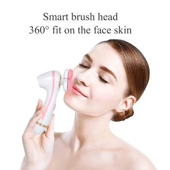 Aparat je Ultrazvučni Čistač s mekom četkom Maser za Njegu kože lica Četke za čišćenje lica Uređaja za kućnu uporabu Čišćenje Posuđa