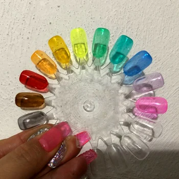 CHUNSHU Proziran Amber Gel-lak Za nokte u 12 Boja Čokolade Boja Neonski Gel s dragim kamenjem Apsorbira UV-led DIY Slikarstvo Lakovi za nokte