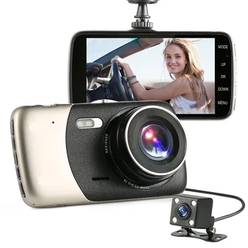 Dash Cam 4-inčni video recorder dashcam Auto dvr, Full HD 1080P Auto dvr Dashcam Snimanje kamere Dash snimač kamere automobila