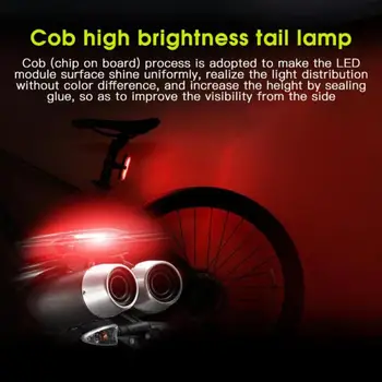 Glup Biciklistička Fenjer Vodootporan USB Punjenje LED Biciklističke Maglu dugo Svjetlo Ultralight Svjetiljku dugo Svjetlo Pribor za bicikle