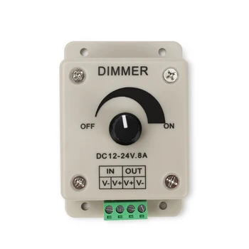 Goodland LED Dimmer 12-24 U Regulator Napona 8A Podesivi Kontroler Napajanje za led Žarulja Led Traka