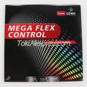 Guma za stolni tenis GEWO Mega Flex Control (proizveden u Njemačkoj) Pips-U Originalnim gumama za ping-pong GEWO MEGA FLEX CONTROL 2.0