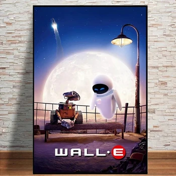 HD Ispis ZID E & EVE Robot Slikarstvo Home Dekor Disney Platnu Plakat Filma Modularni Slike Moderni Dnevni boravak Bez Okvira Zid umjetnost