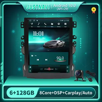 JUSTNAVI Za Chevrolet Malibu 2012-Tesla Stil Auto-Radio Android 10.0 Carplay Media Player Navigacija BT 6 G 128 G