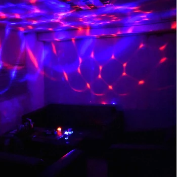 Led Prijenosni mobitel Сценические svjetla RGB Projekcija lampa za stranke Auto DJ Disco Svjetiljka za prostore Klub led projektor s čarobnim učinkom