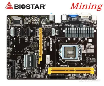 Matična ploča za майнинга BTC PRO Koristi se za stolna računala Biostar TB85 6GPU 6PCI-E Professional B85 LGA 1150 DDR3 16G SATA3 USB3.0 za PC