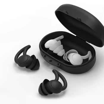 Mekani Silikonski Earplugs Zvučna Izolacija Zaštita Uši Earplugs Za Zaštitu Od Buke Hrkanje Spavanje Čepovi Za Smanjenje Buke Tijekom Putovanja