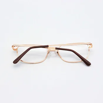 Naočale Za čitanje Presbyopia 1,0 1,5 2,0 2,5 3,5 4,0 Leće U Zlatni Okvir Metalne Naočale