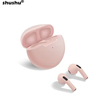 Pro 6 TWS Bežične Slušalice Bluetooth Slušalice Utor za Mini-slušalice Torbica za Punjenje s mikrofonom za Iphone Xiaomi Huawei