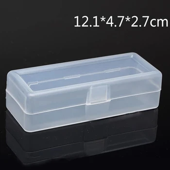Prozirna plastična kutija za pohranu zbirke Pakiranje kutija za proizvode toaletni torbica mini-kućište-veličina 12.4*5*3.2 cm
