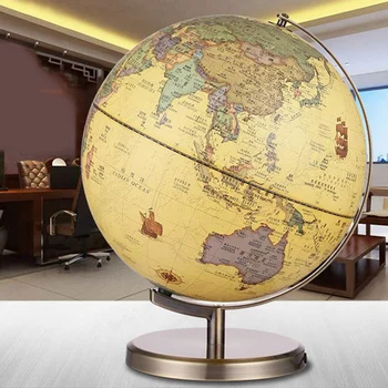 Replogle Stolni Globus Starinski Berba Cram s pozadinskim Osvjetljenjem 30 cm Globus Svijeta Na Metalnom Stalku za obrazovanje Djece