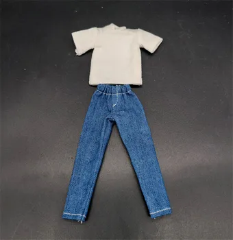 Skala 1/12 Muška Figura Pribor za odjeću Moda majica i Traperice Kit za 6 cm PH TBL Figurice Model tijela