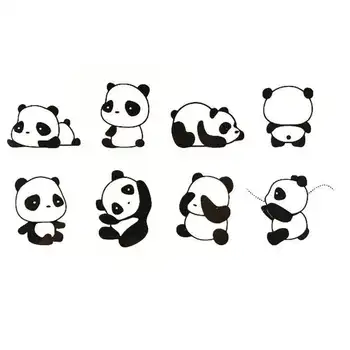 Slatka Panda Privremeni Tattoo Naljepnice Na Ruku Zglob Body Art Vodootporan Lažne Tetovaže Novi Dizajn Tetovaže Životinje Flash-naljepnice