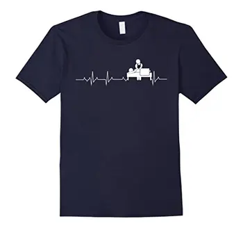 T-Shirt Masaže, Volim Masaže Srce Bi T-Shirt Muški/Dječak S Kratkih Rukava Cool Majice T-Shirt S Rukava Homme