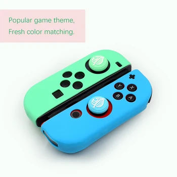 Torbica od silikonske Gume Za kožu Idealno za Kućišta navigacijske tipke Zaštitna Ljuska S 2 Analognim kape za palac za Nintendo Switch