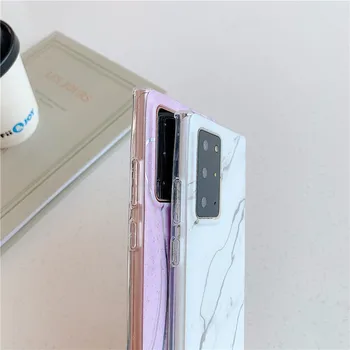 Torbica za telefon od lasera mramora za Samsung Galaxy S20 FE S21 Note 20 Ultra 10 9 8 S8 S9 S10 Plus Mat silikonska Soft Stražnji poklopac TPU