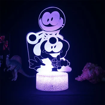 U petak Navečer Фанкин Slika LED Noćne Svjetiljke Igraonica FNF Igra Led Panel 3D Lampe Slatka Soba Dekor Poklon Za Prijatelja