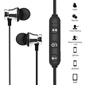 XT11 Magnetska Bežične Bluetooth Slušalice Za Slušanje Glazbe Slušalice Vratne Remen Sportske Slušalice Slušalice S Mikrofonom