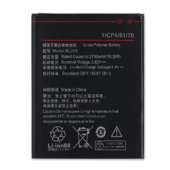 Za Lenovo 2750 mah BL259 Originalna Zamjena litij-ionske Baterije za Lenovo vibe k5 plus K32C30 K32C36 Smart Mobilni Telefon