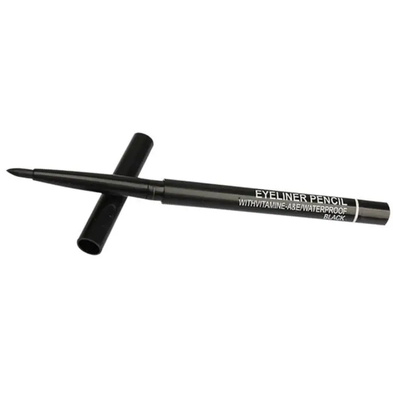 1 Kom Black automatski rotirajući vodootporna olovka za oči, i zaštićena je od znoja ne procvata olovka za oči eye makeup Kozmetički alat TSLM1 5