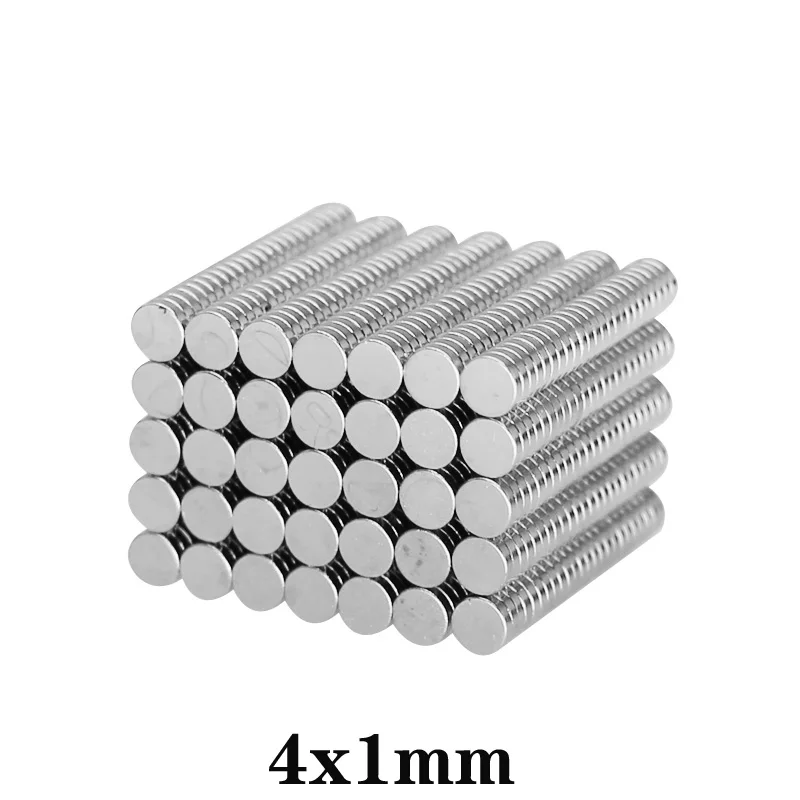 100~5000 kom. 4x1 mm Mini-Mala okrugla magneta 4 mm x 1 mm N35 Неодимовый magnet jaki Promjer 4x1 mm Permanentni magneti NdFeB disk 4*1 mm 2