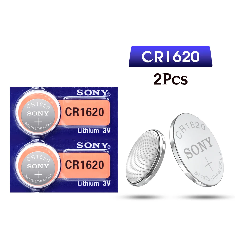 2 komada SONY CR1620 Dugme Baterije za Kovanice CR1620 Automobil na Daljinski Upravljač Električna Signalizacija 1620 ECR1620 DL1620 3 Litij Baterija 5