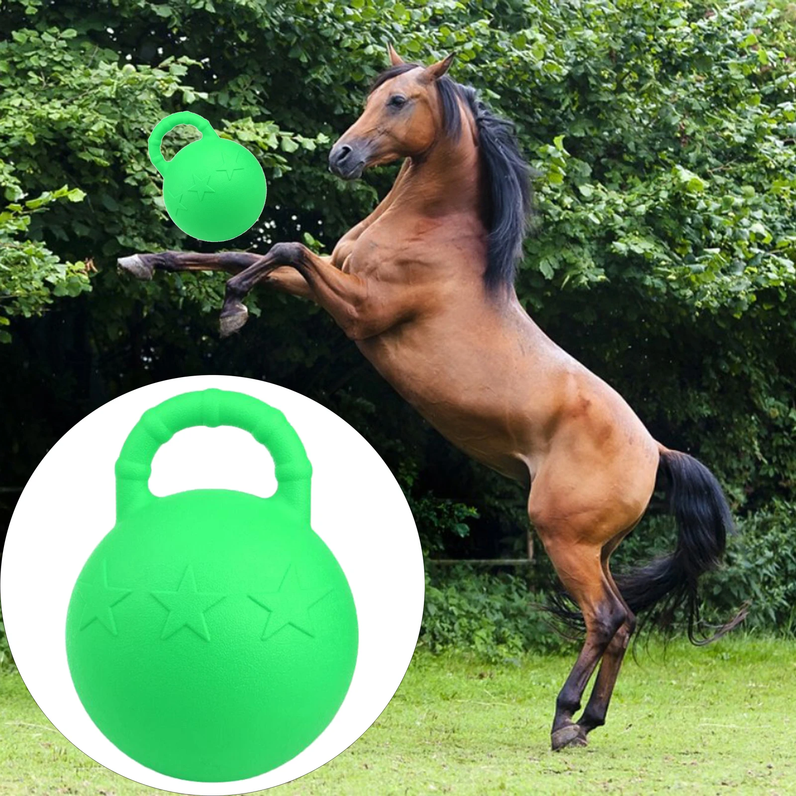 28 cm Konj Igrati Igre Lopta Anti-Eksplozija Konj Poni Psi Nogometne Lopte s Okusom Stabilna U Dvorištu Svira Igračka 4