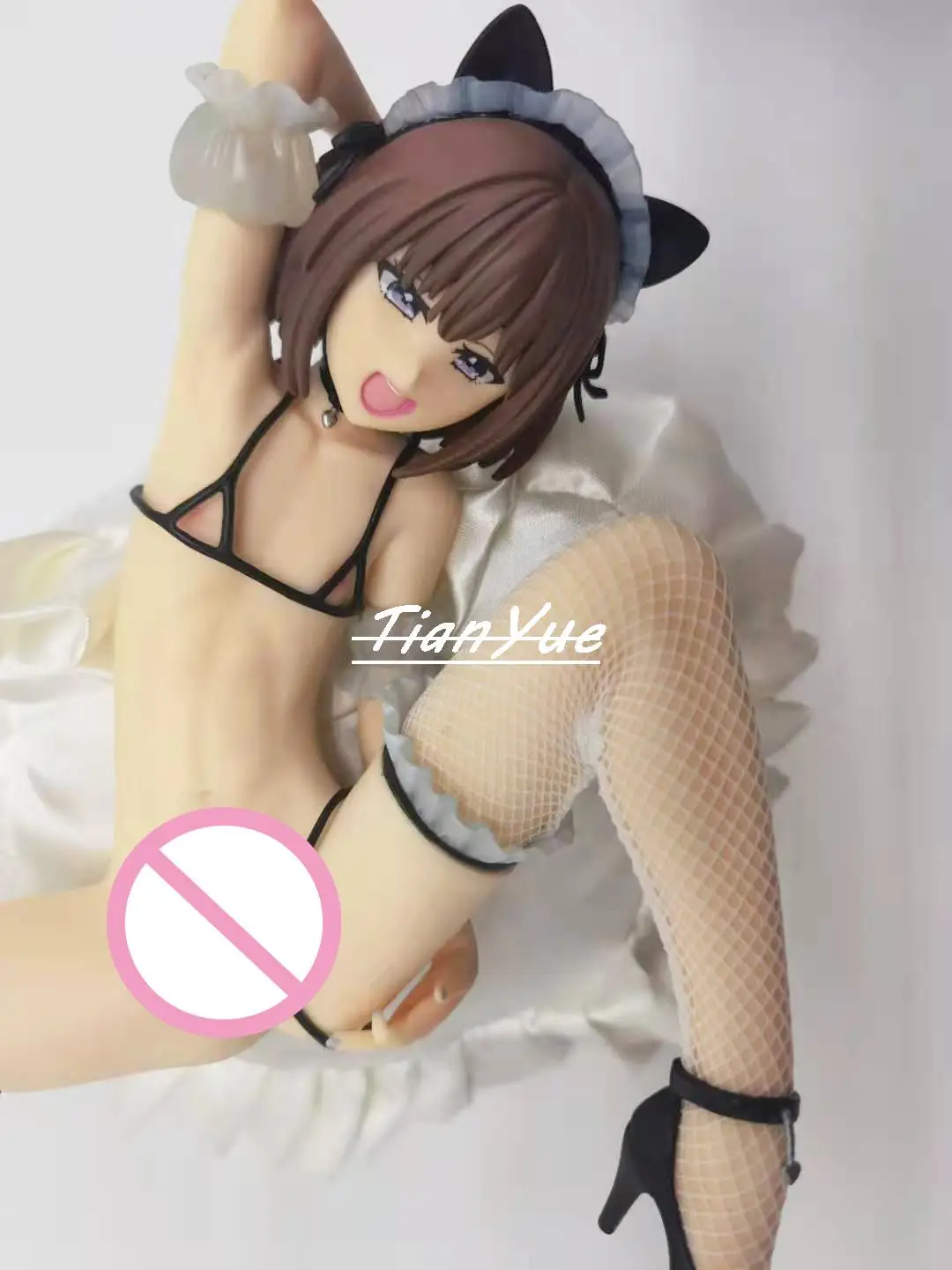 Anime Native Uvez Transrodnost Mačka verzija 1/4 Djevojke PVC Figure Igračke 14 cm 0