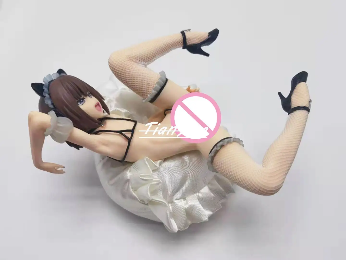 Anime Native Uvez Transrodnost Mačka verzija 1/4 Djevojke PVC Figure Igračke 14 cm 4