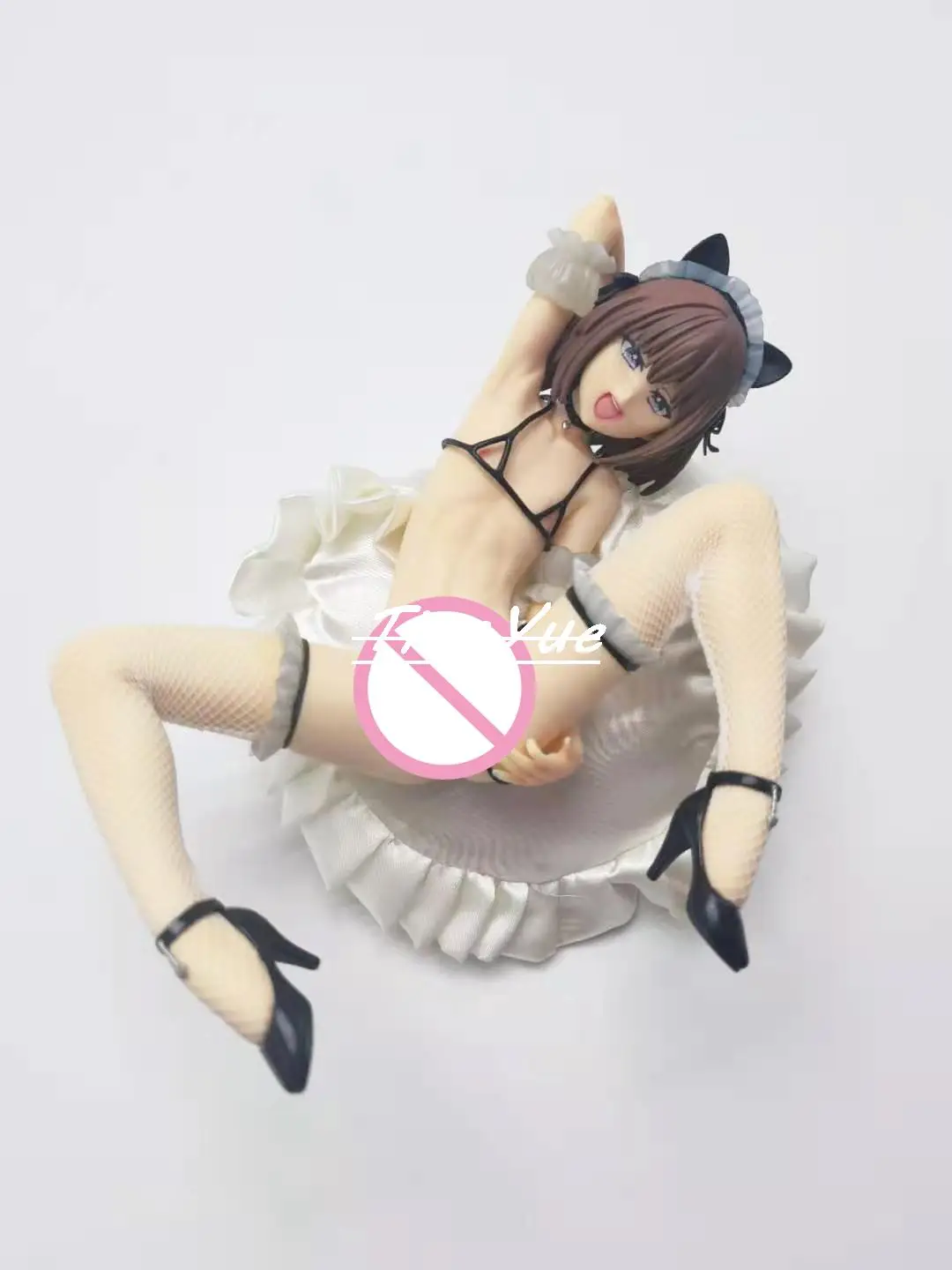 Anime Native Uvez Transrodnost Mačka verzija 1/4 Djevojke PVC Figure Igračke 14 cm 5