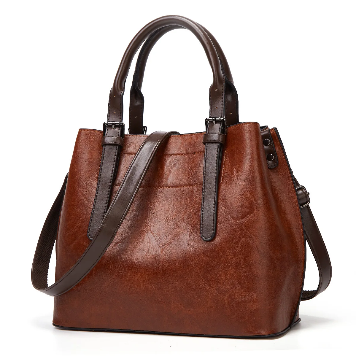 Kvalitetne Kožne torbe za žene 2021 Nove luksuzne dizajnerske torbe, Ženske torbe za ruke Velike torbe preko ramena preko ramena torbice 1