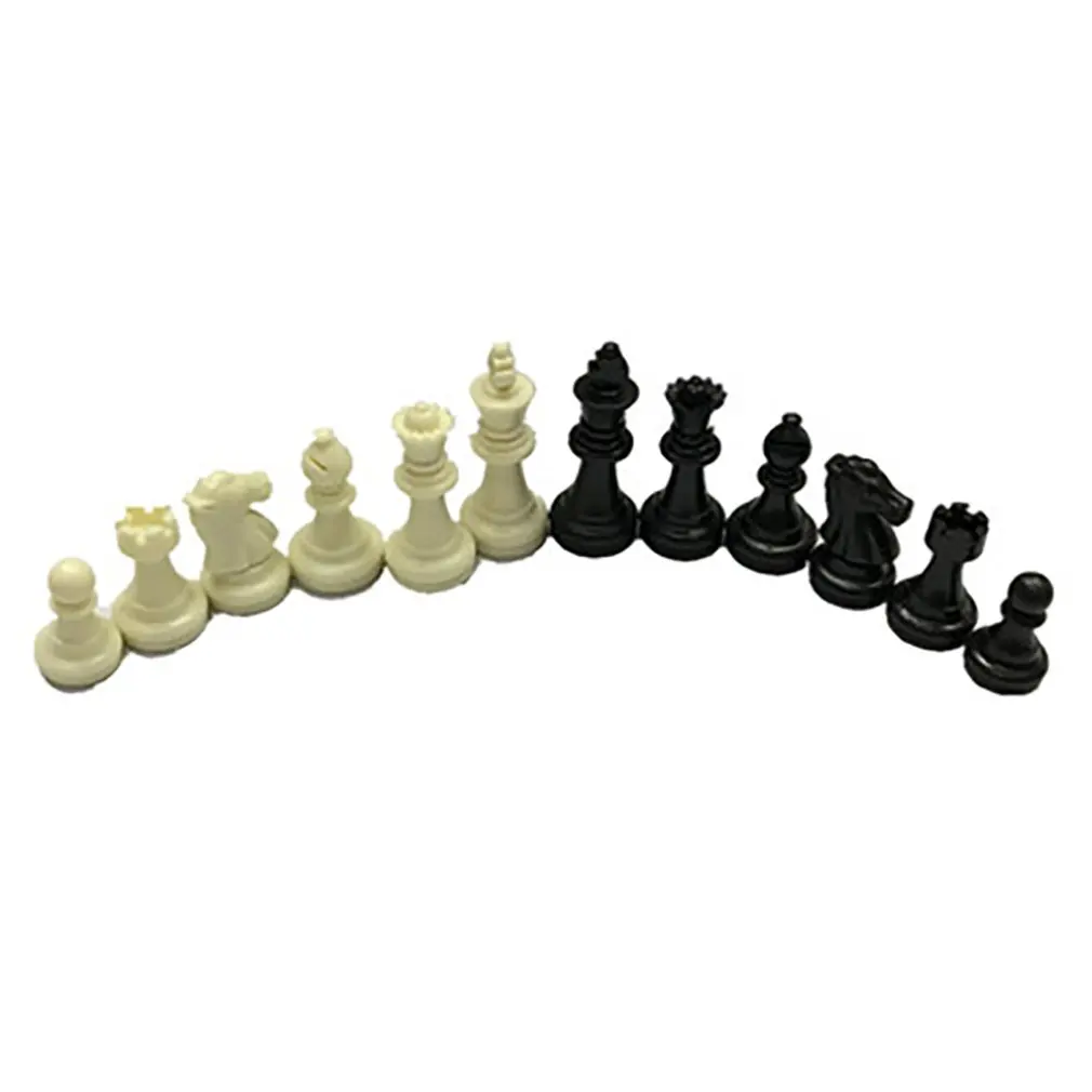 Srednjovjekovni Šah komada/Plastične Puna Šah komada Međunarodna Igra u Verbalne Šah je Zabava Crno-Bijele 1