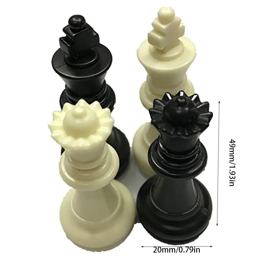 Srednjovjekovni Šah komada/Plastične Puna Šah komada Međunarodna Igra u Verbalne Šah je Zabava Crno-Bijele 2